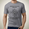 Worcestershire and Sherwood Foresters Premium Veteran T-Shirt (121)-Military Covers