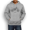 Yamaha WR450F 2017 Inspired Motorcycle Art Men’s Hoodie