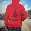 Royal Marines Globe and Laurel Premium Veteran Hoodie (666)-Military Covers