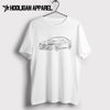 Hooligan Art For A Alfa Romeo Fan Giulia 2016 Inspired Car Art Men’s T-Shirt
