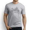 Aprilia Shiver 750GT 2012 Premium Motorcycle Art Men’s T-Shirt