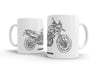 BMW F800GS 2017 White Ceramic Mug Hooligan Apparel