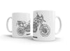 BMW F800GS Adventure 2017 White Ceramic Mug Hooligan Apparel