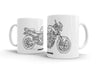 BMW F800R 2015 White Ceramic Mug Hooligan Apparel