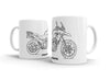 BMW G650GS 2014 White Ceramic Mug Hooligan Apparel