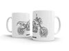 BMW HP2 Megamoto 2011 White Ceramic Mug Hooligan Apparel