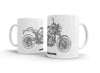 BMW RnineT 2017 White Ceramic Mug Hooligan Apparel