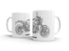 BMW RnineT Pure 2017 White Ceramic Mug Hooligan Apparel