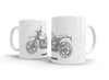 BMW RnineT Urban GS 2017 White Ceramic Mug Hooligan Apparel