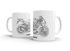 BMW S1000RR 2011 White Ceramic Mug Hooligan Apparel