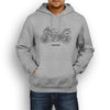 BMW HP4 2015 Premium Motorcycle Art Men’s Hoodie