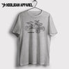 Banshee Quad 2013 Inspired ATV Art Men’s T-Shirt