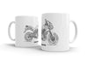 Benelli TRE 1130K Amazonas 2013 White Ceramic Mug Hooligan Apparel