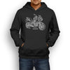 Benelli TRE 1130K 2013 Premium Motorcycle Art Men’s Hoodie