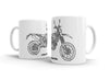 Beta Dual Sport RS 2014 White Ceramic Mug Hooligan Apparel