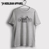 Brough Superior Drag Bike 1925 Premium Motorcycle Art Men’s T-Shirt