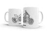 Ducati Diavel 2015 White Ceramic Mug Hooligan Apparel