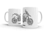 Ducati Hypermotard 939 2017 White Ceramic Mug Hooligan Apparel