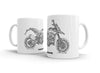 Ducati Hypermotard 939SP 2017 White Ceramic Mug Hooligan Apparel