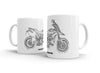 Ducati Hyperstrada 2013 White Ceramic Mug Hooligan Apparel