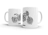 Ducati Scrambler Cafe Racer 2017 White Ceramic Mug Hooligan Apparel