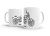 Ducati Scrambler Sixty2 2017 White Ceramic Mug Hooligan Apparel