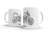 Ducati Streetfighter 848 2014 White Ceramic Mug Hooligan Apparel