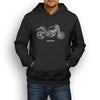 Ducati Monster 696 2014 Premium Motorcycle Art Men’s Hoodie