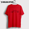 Ferrari Enzo side 2003 Inspired Car Art Men’s T-Shirt