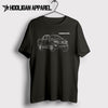 Ford Ranger Wild Trak 2018 Inspired Car Art Men’s T-Shirt