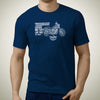 living-harley-davidson-low-Rider-premium-motorcycle-art-men-s-t-shirt