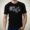 living-honda-vfR800f-2014-premium-motorcycle-art-men-s-t-shirt