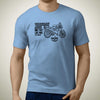 living-honda-vfR400-nc30-premium-motorcycle-art-men-s-t-shirt