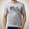 living-honda-vfR400-nc30-premium-motorcycle-art-men-s-t-shirt