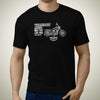 living-harley-davidson-street-bob-premium-motorcycle-art-men-s-t-shirt