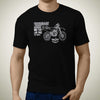 living-honda-xR650l-2016-premium-motorcycle-art-men-s-t-shirt