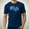 living-hyosung-gt650-premium-motorcycle-art-men-s-t-shirt