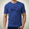 HA Aston Martin DB5 007 1965 Side Premium Car Art Men T Shirt