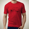 HA Audi A3 2.0 2013 Premium Car Art Men T Shirt