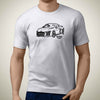 HA Audi R8 Premium Car Art Men T Shirt