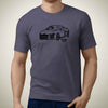 HA Audi R8 Premium Car Art Men T Shirt