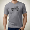 HA Land Rover Defender 90 Premium Car Art Men T Shirt
