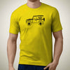 HA Land Rover Defender 90 Premium Car Art Men T Shirt