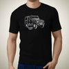 HA Land Rover Defender 2003 Premium Car Art Men T Shirt