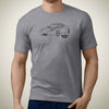 Tesla Roadster 2008  Premium Car Art Men‚Äôs T Shirt