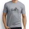 Harley Davidson Fat Boy Premium Motorcycle Art Men’s T-Shirt