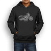 Harley Davidson SuperLow 1200T Premium Motorcycle Art Men’s Hoodie