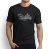 Harley Davidson Ultra Limited Premium Motorcycle Art Men’s T-Shirt