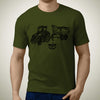 case-ih-300cvx-trailer-premium-tractor-art-men‚Äôs-t-shirt