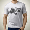 case-ih-300cvx-trailer-premium-tractor-art-men‚Äôs-t-shirt